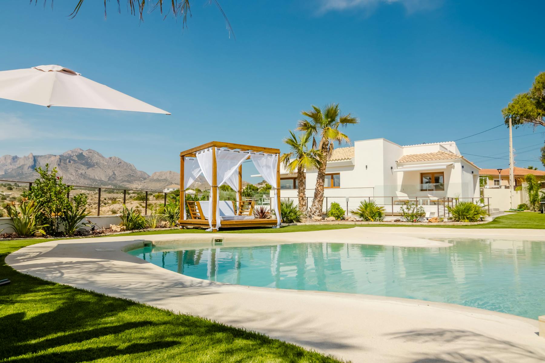 The pool and the view