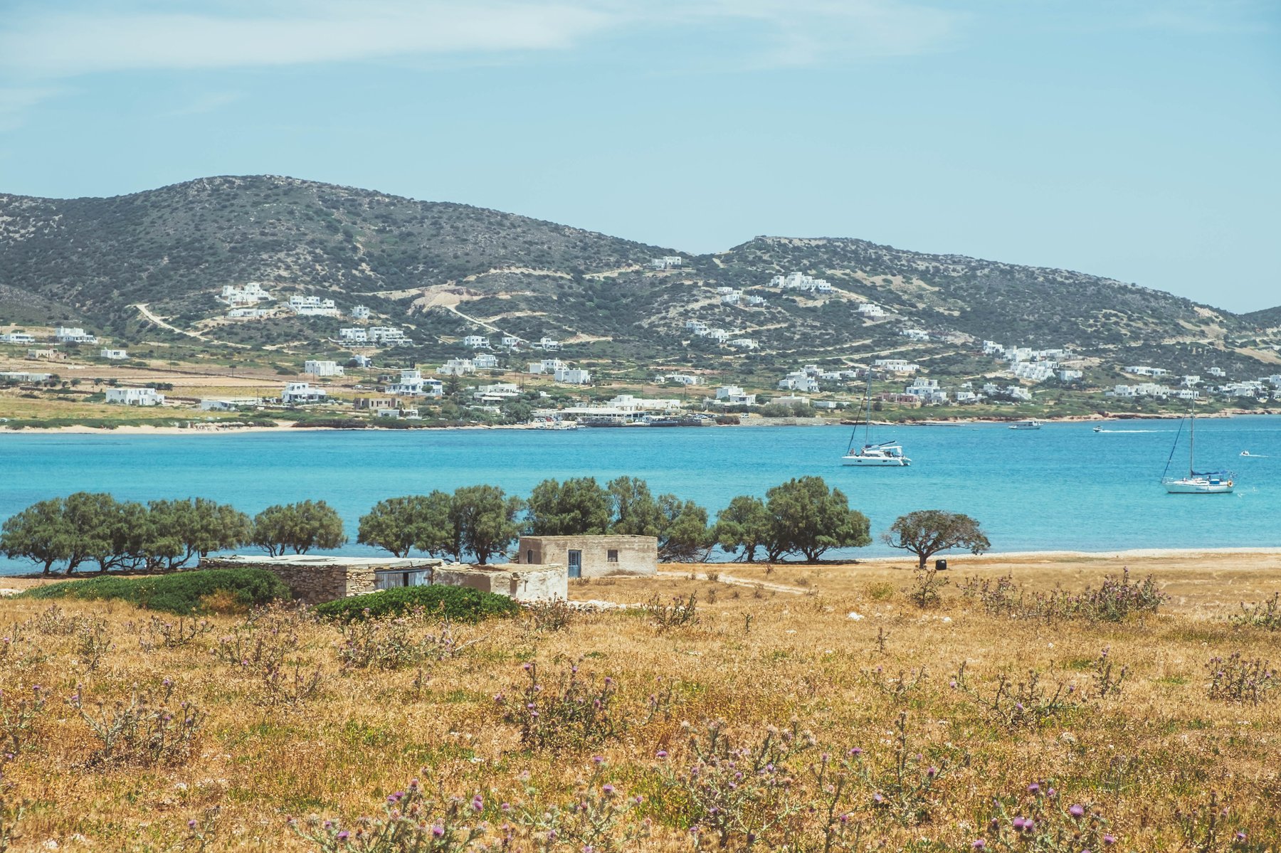 Looking out across the Aegean