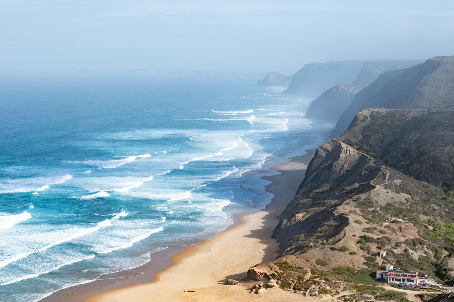Aljezur cliffs from above