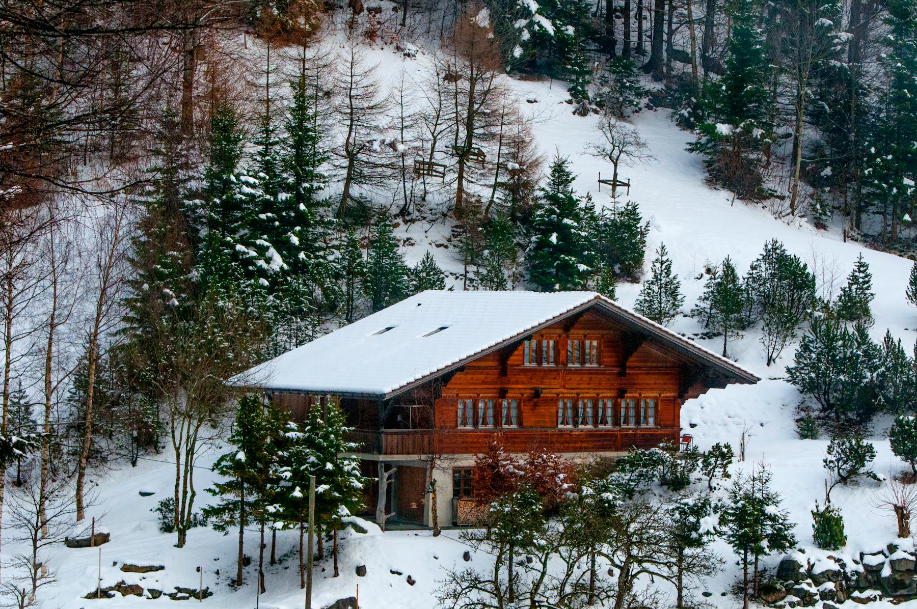 The chalet at the end of the larch line