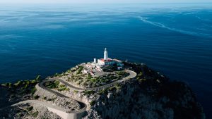 The lighthouse at Cap de Formentor above Puerto Pollensa, Mallorca